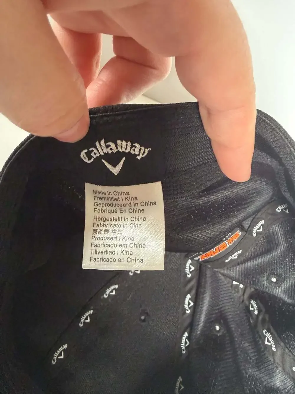 Callaway Diablo Edge Tex Flex Black Golf Hat Cap